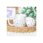 Spring Floral Print Egg Shaped Mug Spring Floral Print Egg Shaped Mug