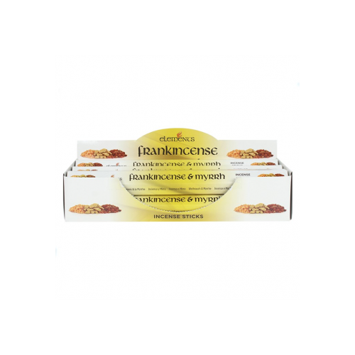 Set of 6 Packets of Elements Frankincense and Myrrh Incense Sticks