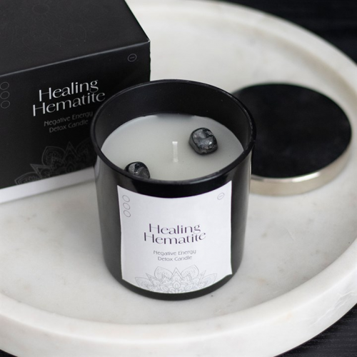 Healing Hematite Detox Candle Healing Hematite Detox Candle