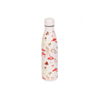 All Over Mushroom Print Metal Water Bottle