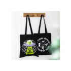 Give Me Space Alien UFO Tote Bag