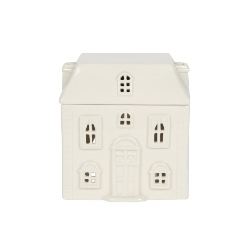 White Ceramic House Oil Burner White Ceramic House Oil Burner