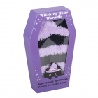 Pastel Purple Striped Socks in Coffin Gift Box Pastel Purple Striped Socks in Coffin Gift Box