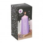 Calming Crystal Candle with Rough Amethyst Calming Crystal Candle with Rough Amethyst