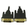 2 Metres Gold Plated DVI-D (24+1) Male to DVI-D (24+1) Male Cable