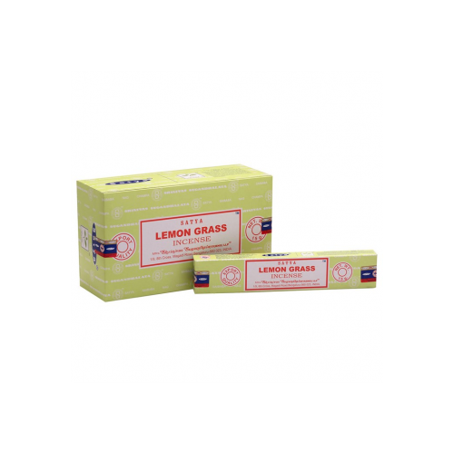 Set of 12 Lemongrass Incense Sticks by Satya (12/50) Set of 12 Lemongrass Incense Sticks by Satya (12/50)