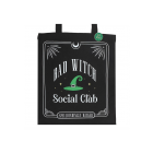 Bad Witch Social Club Polycotton Tote Bag with Pin Badge Bad Witch Social Club Polycotton Tote Bag with Pin Badge