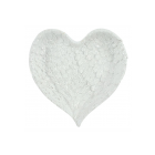 Glitter Heart Shaped Angel Wing Trinket Dish