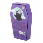 Pastel Purple Striped Socks in Coffin Gift Box Pastel Purple Striped Socks in Coffin Gift Box