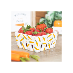 Carrot Patch Ceramic Berry Basket Carrot Patch Ceramic Berry Basket