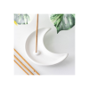 White Crescent Moon Incense Stick Holder White Crescent Moon Incense Stick Holder