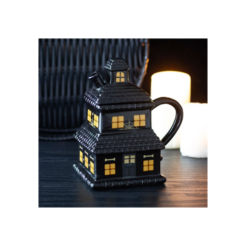 Black Haunted House Mug Black Haunted House Mug