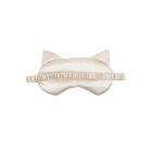 White Cat Face Satin Eye Mask