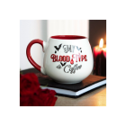 My Blood Type is Coffee Rounded Mug