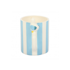 Striped Mug with Seagull