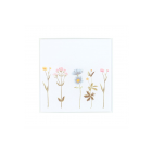 Floral Glass Coaster Set