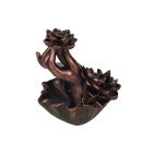 Bronze Effect Hand with Flower Backflow Incense Burner Bronze Effect Hand with Flower Backflow Incense Burner