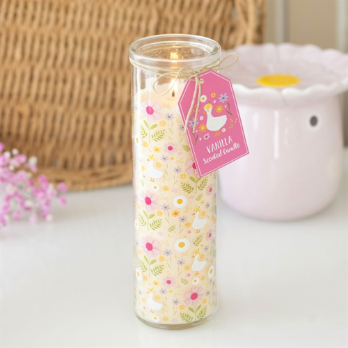Daisy & Duck Print Vanilla Tube Candle Daisy & Duck Print Vanilla Tube Candle