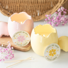 Wild Strawberry & Poppy Egg Shaped Candle Wild Strawberry & Poppy Egg Shaped Candle