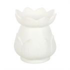 White Lotus Flower Oil Burner White Lotus Flower Oil Burner
