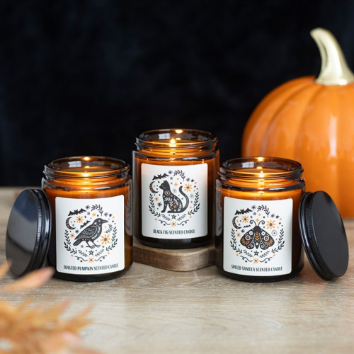 Set of 3 Frightful Folk Scented Candles Set of 3 Frightful Folk Scented Candles