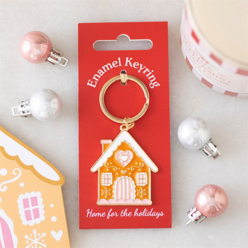 Gingerbread House Keyring Gingerbread House Keyring