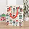 Christmas Street Print Gift Bag Christmas Street Print Gift Bag