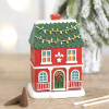 Red Christmas House Incense Cone Burner Red Christmas House Incense Cone Burner