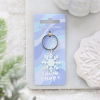 Snow Day Snowflake Keyring