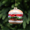 Burger Glass Hanging Decoration Burger Glass Hanging Decoration