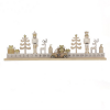 45cm Gold Wooden Advent Calendar with Nutcracker 45cm Gold Wooden Advent Calendar with Nutcracker