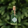 Gin Bottle Glass Hanging Decoration