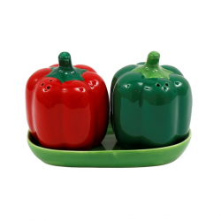 Bell Pepper Salt and Pepper Shakers Bell Pepper Salt and Pepper Shakers