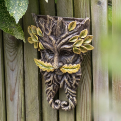 Green Man Twisted Beard Wall Plaque Green Man Twisted Beard Wall Plaque
