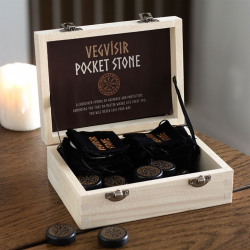 Box of 24 Vegvisir Viking Compass Pocket Stones Box of 24 Vegvisir Viking Compass Pocket Stones
