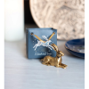 Set of 24 Gold Hare Ornaments in a Bag Set of 24 Gold Hare Ornaments in a Bag