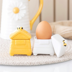 Set of 2 Beehive Egg Cups Set of 2 Beehive Egg Cups
