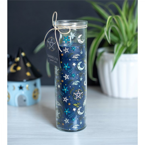 Solstice Spell Print Blackberry & Pine Tube Candle Solstice Spell Print Blackberry & Pine Tube Candle