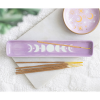 Purple Moon Phase Incense Ash Catcher Purple Moon Phase Incense Ash Catcher
