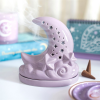 Purple Pastel Skies Moon Incense Cone Holder Purple Pastel Skies Moon Incense Cone Holder