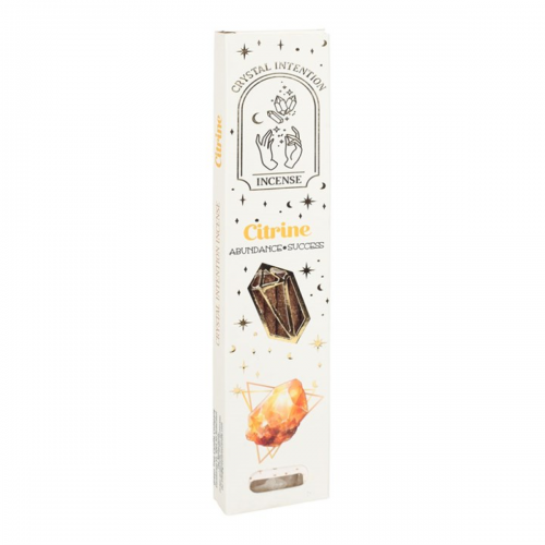 12 Packs of Native Soul Crystal Intentions Incense Citrine Chips 12 Packs of Native Soul Crystal Intentions Incense Citrine Chips