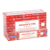 Set of 12 Dragon's Fire Perfumed Incense by Satya (12/50) Set of 12 Dragon's Fire Perfumed Incense by Satya (12/50)