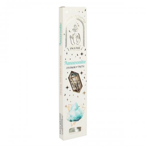 12 Packs of Native Soul Crystal Intentions Incense with Amazonite Chips