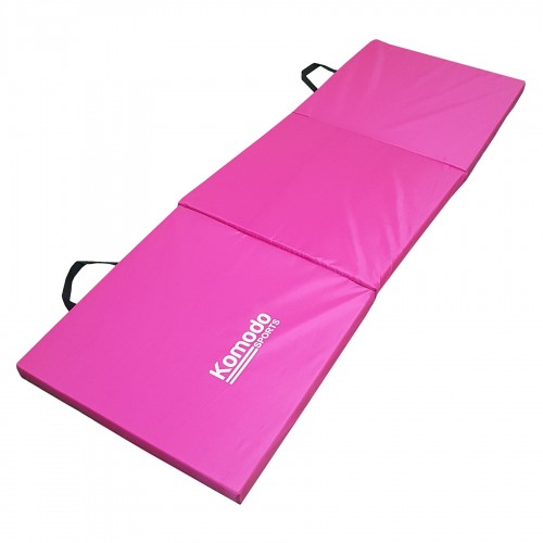 Komodo Tri Folding Gym Mat Pink