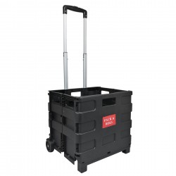 Folding Boot Cart Shopping Trolley Fold Up Storage Box Wheels Crate Foldable Folding Boot Cart Shopping Trolley Fold Up Storage Box Wheels Crate Foldable