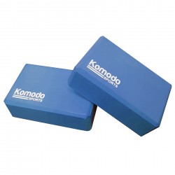 Komodo Yoga Block x2 - Blue Komodo Yoga Block x2 - Blue