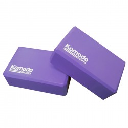 Komodo Yoga Block x2 - Purple Komodo Yoga Block x2 - Purple