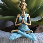 Yoga Lady Figure, Yoga Lady Ornament, Yoga Lover Gift, Yoga Gift Choice Of Colours