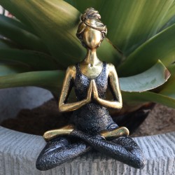 Yoga Lady Figure, Yoga Lady Ornament, Yoga Lover Gift, Yoga Gift Choice Of Colours